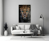 Leopard Glass Wall Art.
