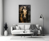 Horse Art Glass Wall Art.