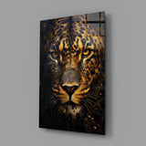 Leopard Glass Wall Art.