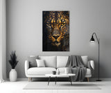 Leopard Glass Wall Art.