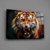 Tiger Glass Wall Art.