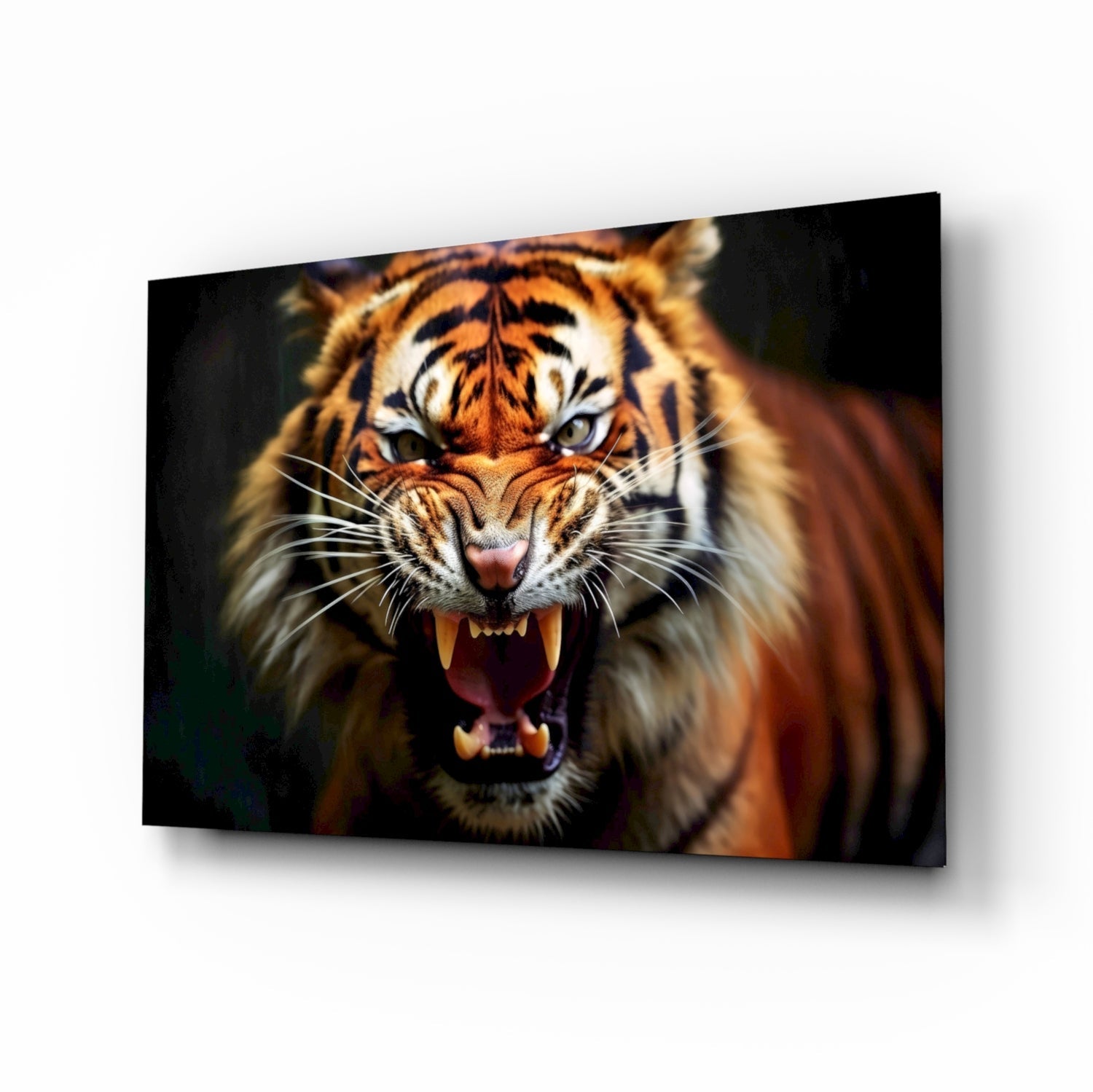 Tiger Glass Wall Art.