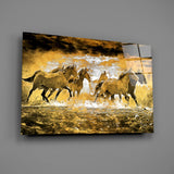 Horse Art Glass Wall Art.