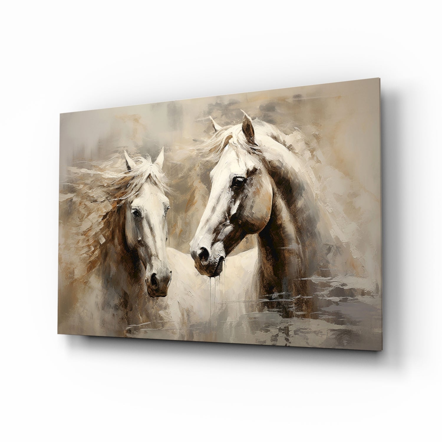 Horse Art Glass Wall Art.