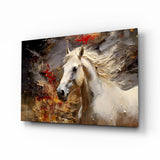 Horse Art Glass Wall Art.