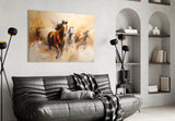 Horse Art Glass Wall Art.