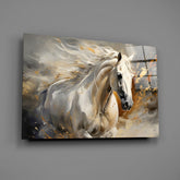 Horse Art Glass Wall Art.
