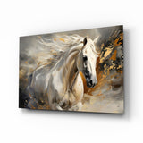 Horse Art Glass Wall Art.