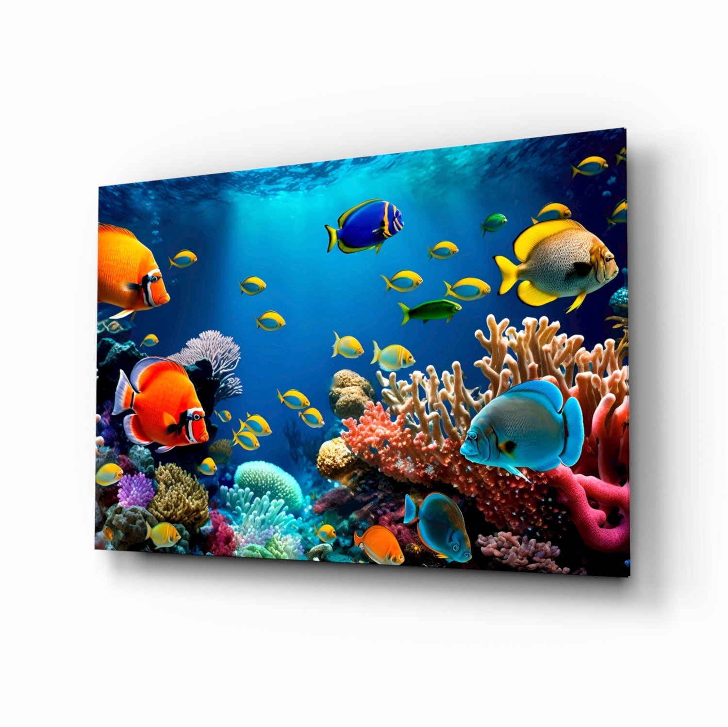 Ocean Life Glass Wall Art.