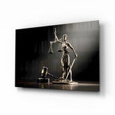 Justice Glass Wall Art.