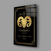 Aries Glass Wall Art.