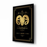 Aries Glass Wall Art.