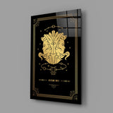 Gemini Zodiac Sign Glass Wall Art.