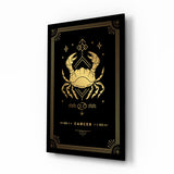 Cancer Glass Wall Art.