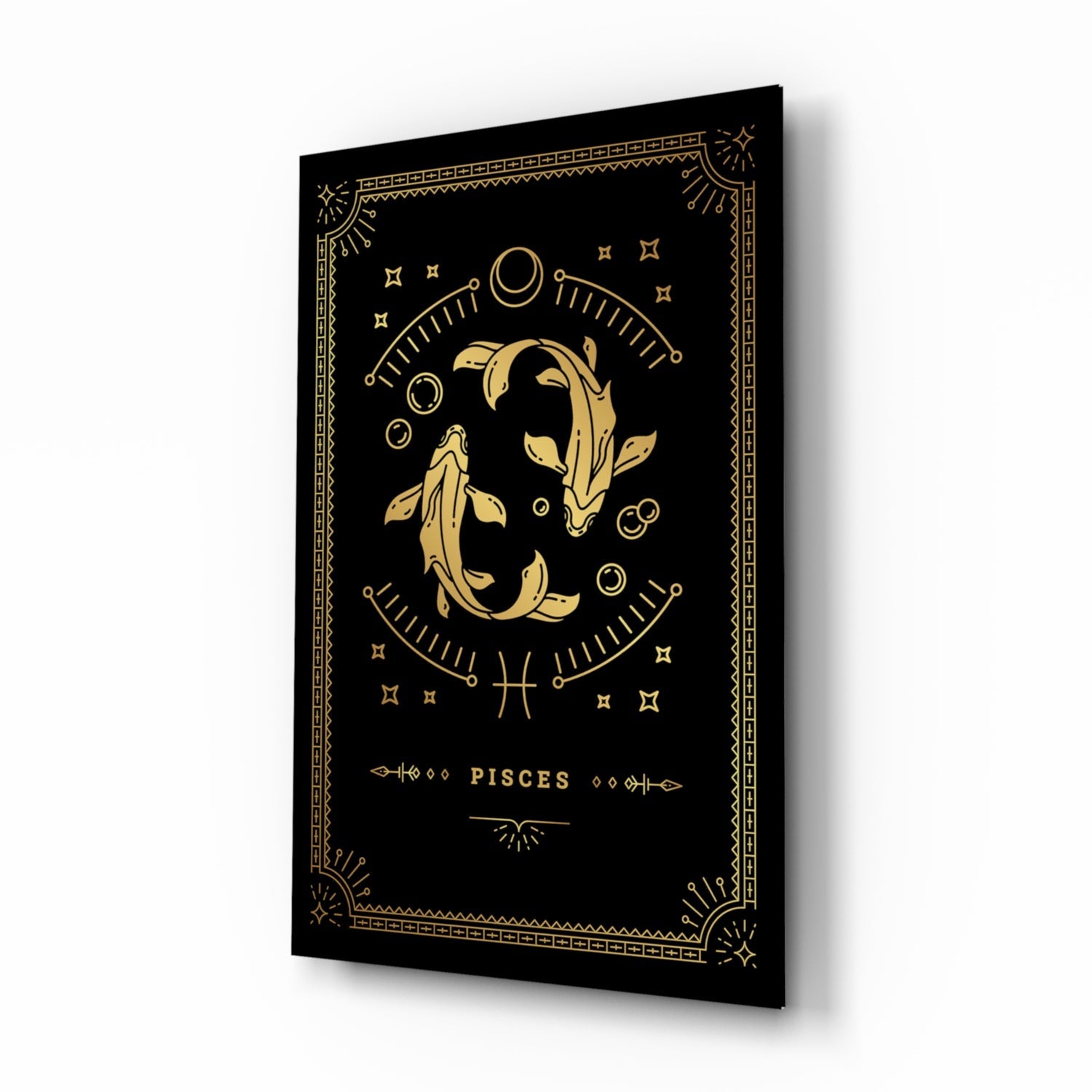 Pisces Glass Wall Art.