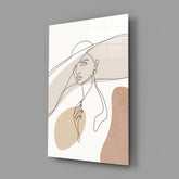 Woman's Art Glass Wall Art.