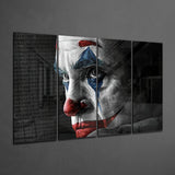 Joker 4 Pieces Mega Glass Wall Art (150x92 cm)