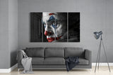 Joker 4 Pieces Mega Glass Wall Art (150x92 cm)