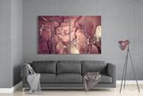 Marble 4 Pieces Mega Glass Wall Art (150x92 cm)