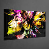 Feel the Music 4 Pieces Mega Glass Wall Art (150x92 cm)