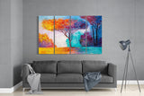Tree of Life 4 Pieces Mega Glass Wall Art (150x92 cm)