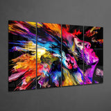 Feel the Music 4 Pieces Mega Glass Wall Art (150x92 cm)