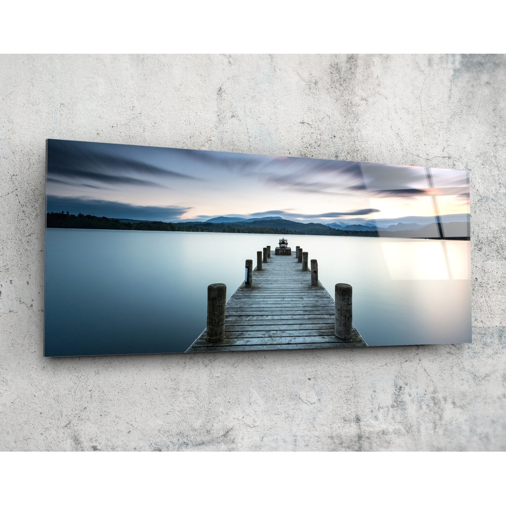 Dock Glass Wall Art (92x36 cm)
