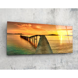 Dock Glass Wall Art (92x36 cm)