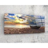 Beach Glass Wall Art (92x36 cm)