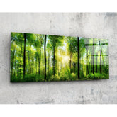 Forest Glass Wall Art (92x36 cm)