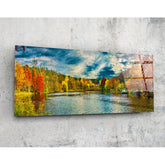 Goal Glass Wall Art (92x36 cm)