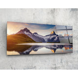 Mountain Glass Wall Art (92x36 cm)