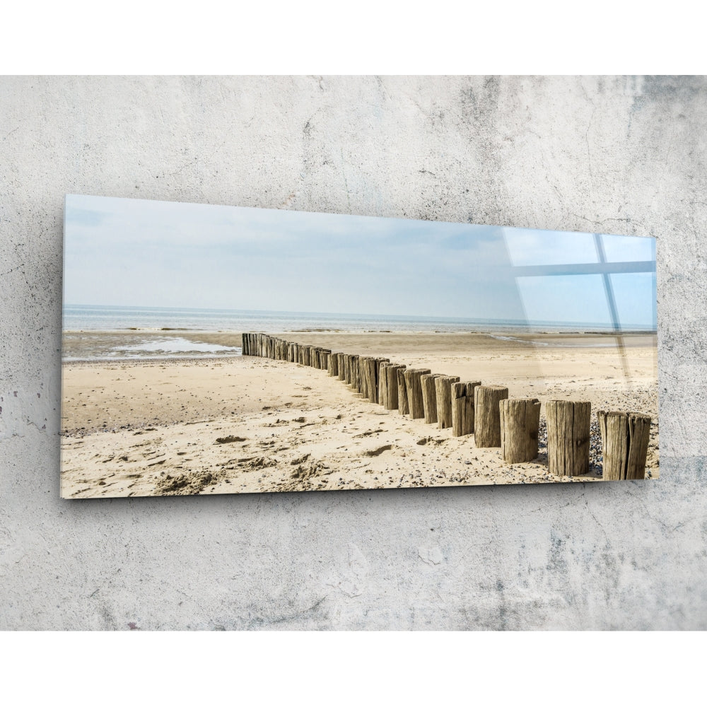 Beach Glass Wall Art (92x36 cm)