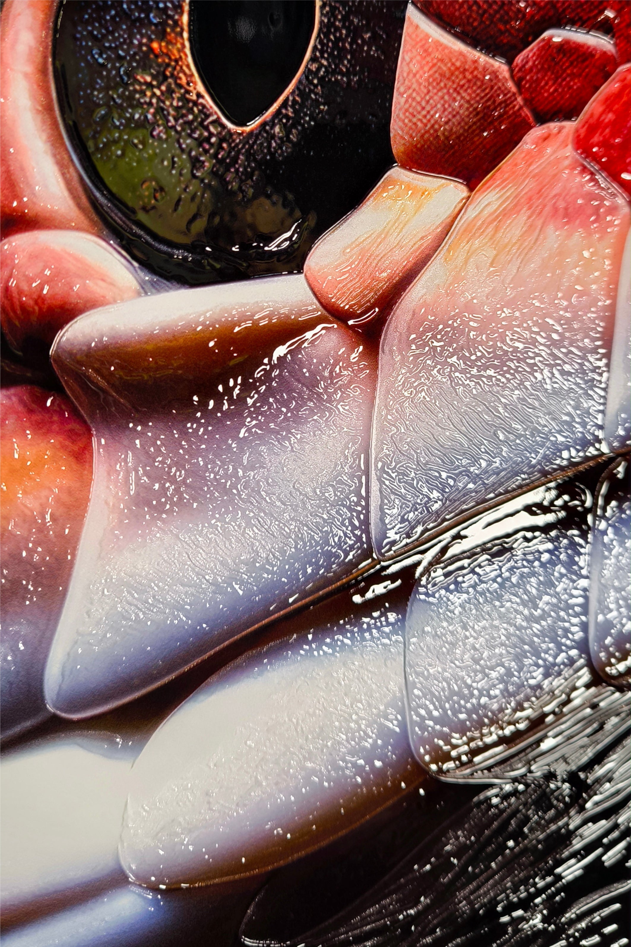 Venom Noir — Haptic 3D Embossed + High-Gloss Lacquer Print