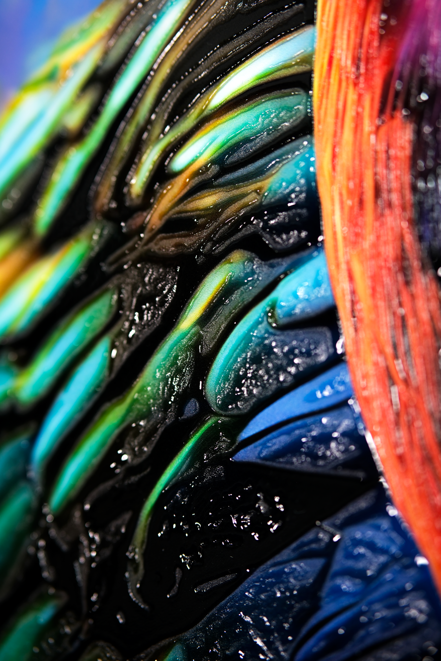 Eclectic Flamingo — Haptic 3D Embossed Print