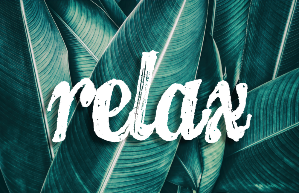Relax Glass Wall Art