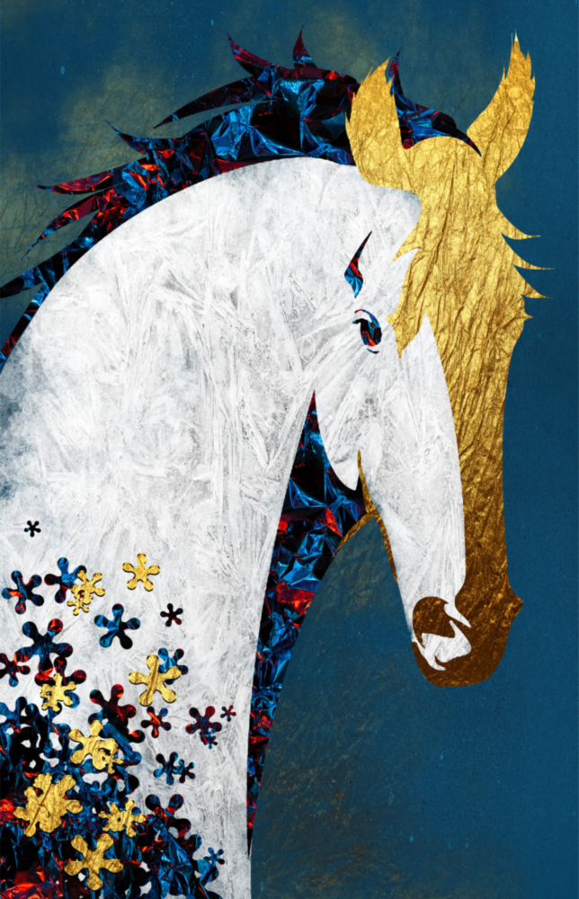 Horse Glass Wall Art
