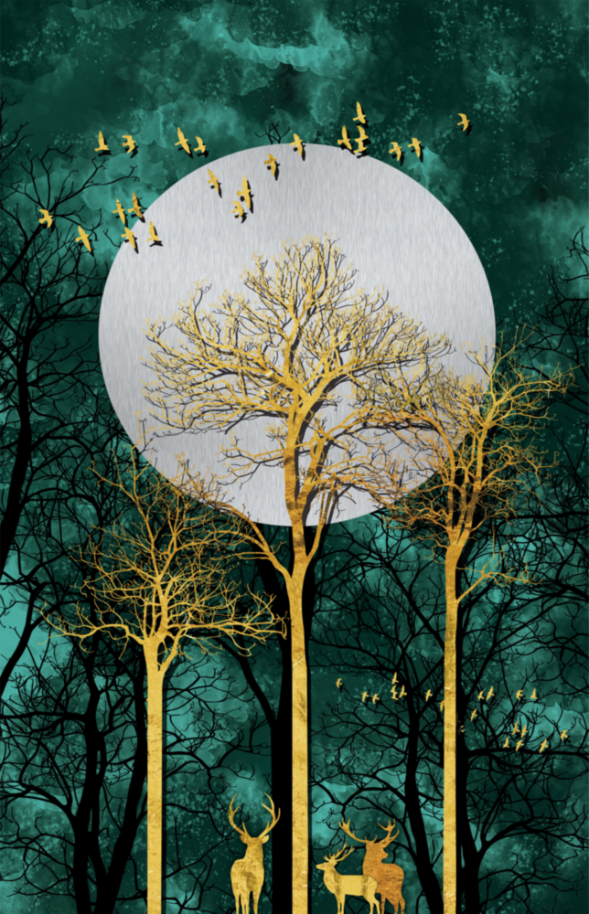 Night Glass Wall Art