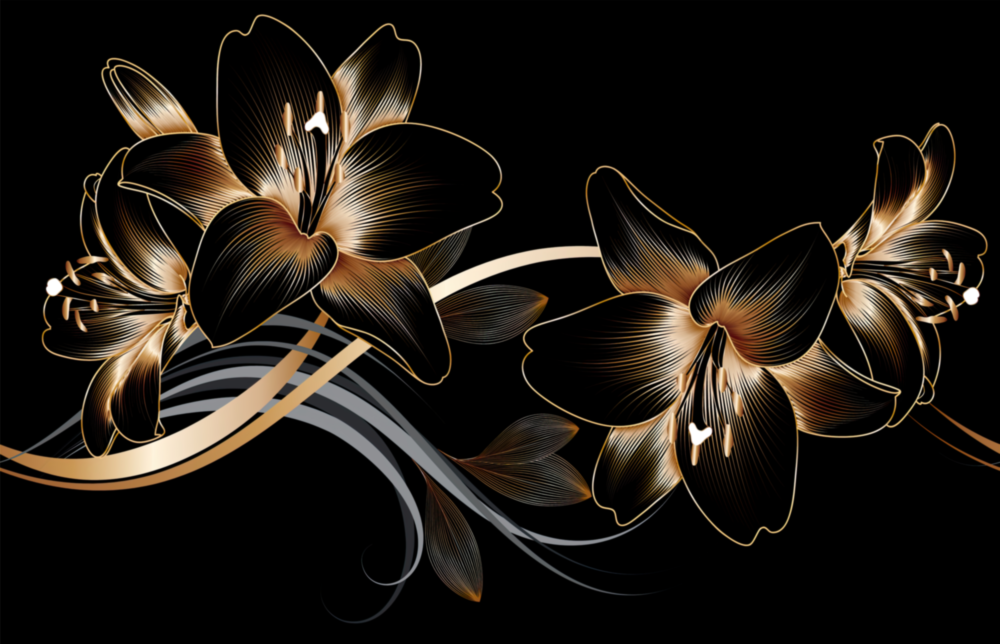 Flower Glass Wall Art