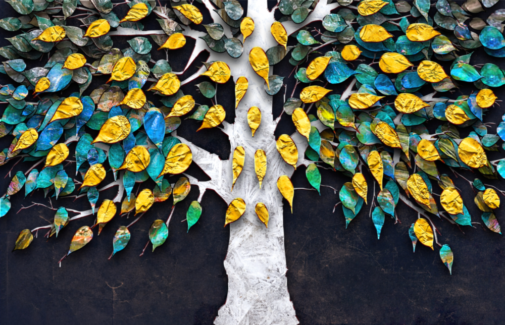 Tree of Life Glass Wall Art