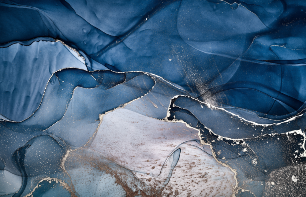 Abstract Depth Glass Wall Art