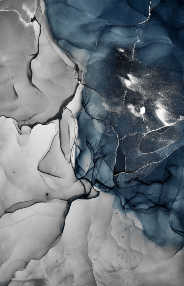 Abstract Depth Glass Wall Art