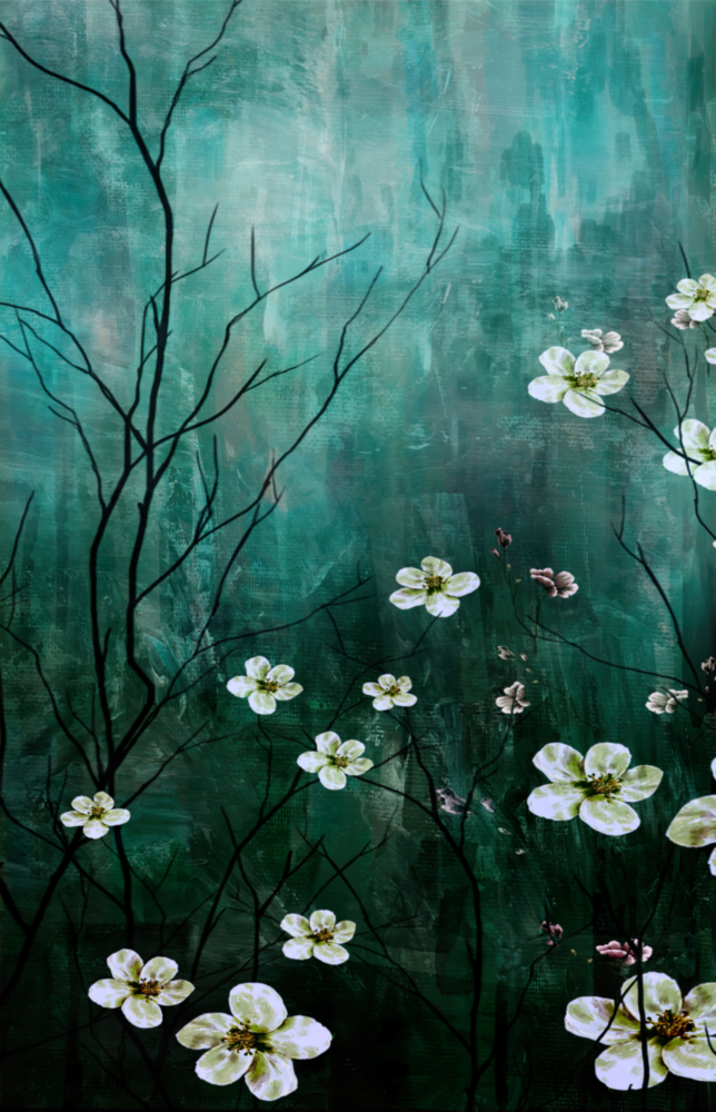 Daisies Glass Wall Art