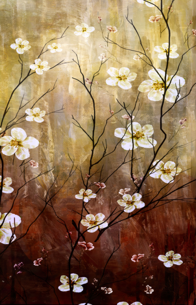 Daisies Glass Wall Art