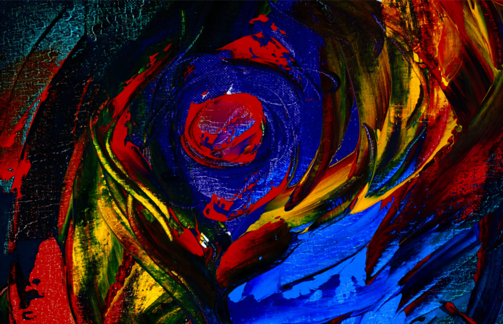 Oil Printing Glass Wall Art