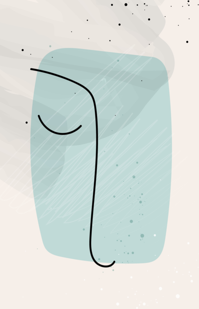Abstract Shapes Glass Wall Art