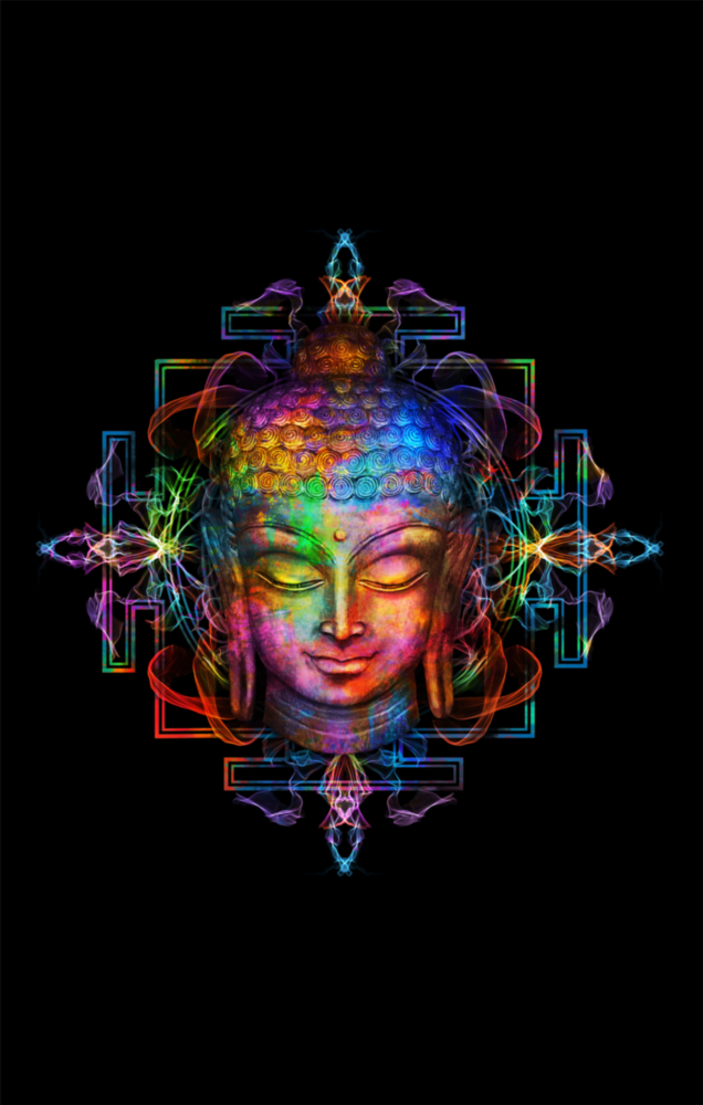 Buddha Glass Wall Art