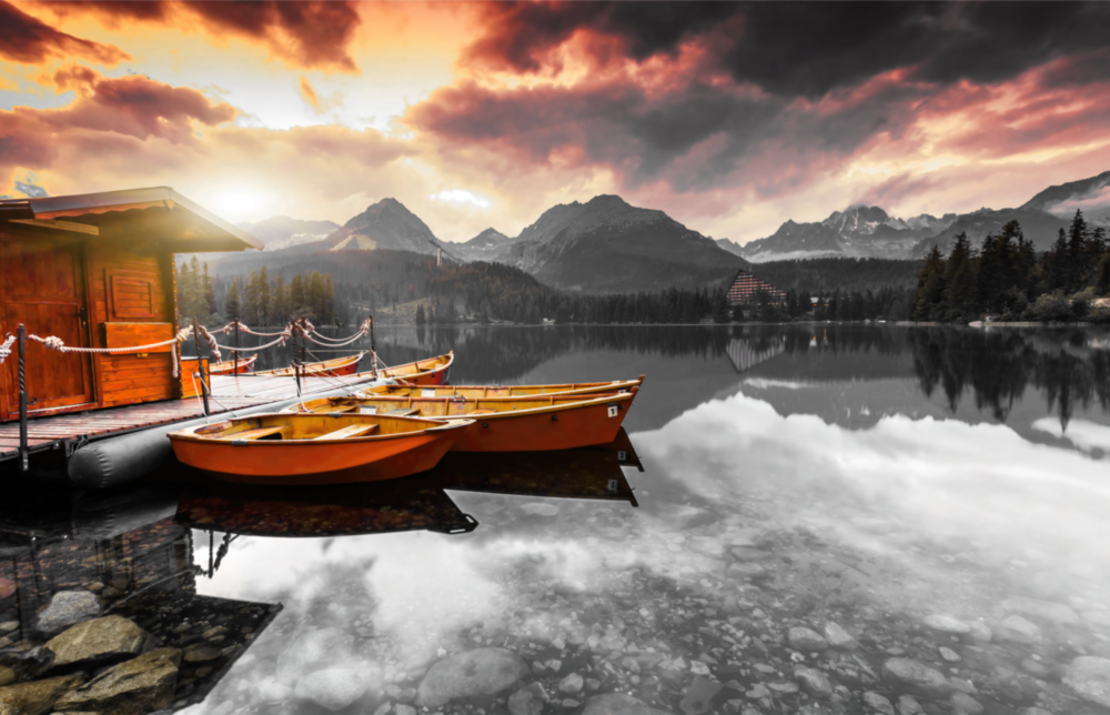 Sunrise Glass Wall Art