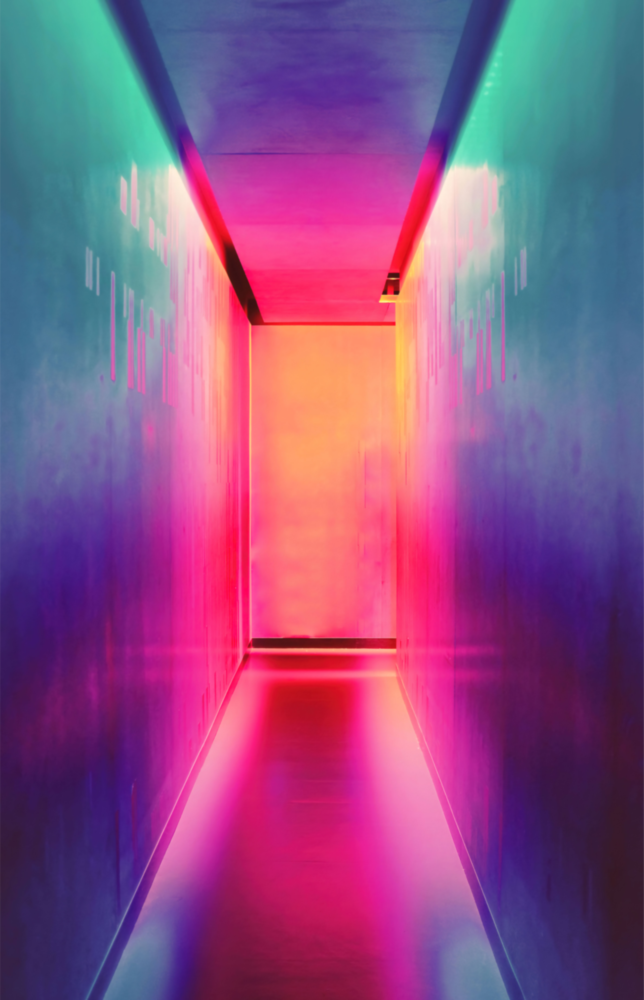Colored Room Glass Wall Art