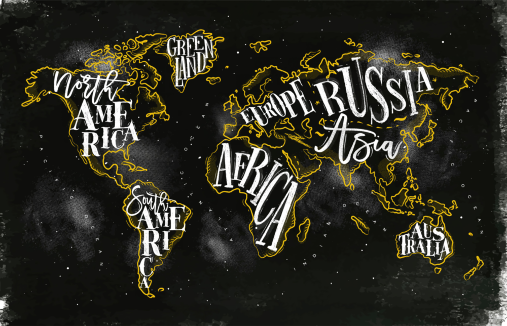 Modern World Map
